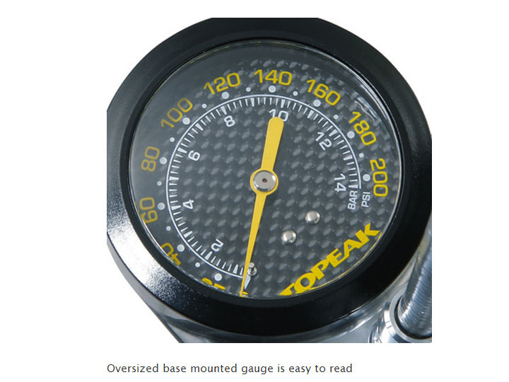 Topeak Joe Blow X.O. Floor Pump for High Pressure - Road - Image 3