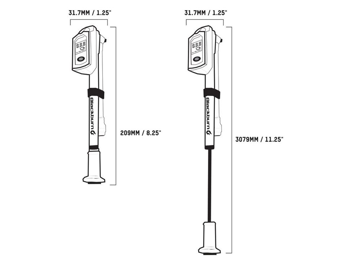 Blackburn Honest Digital Shock Pump for Shock Pumps - Image 4
