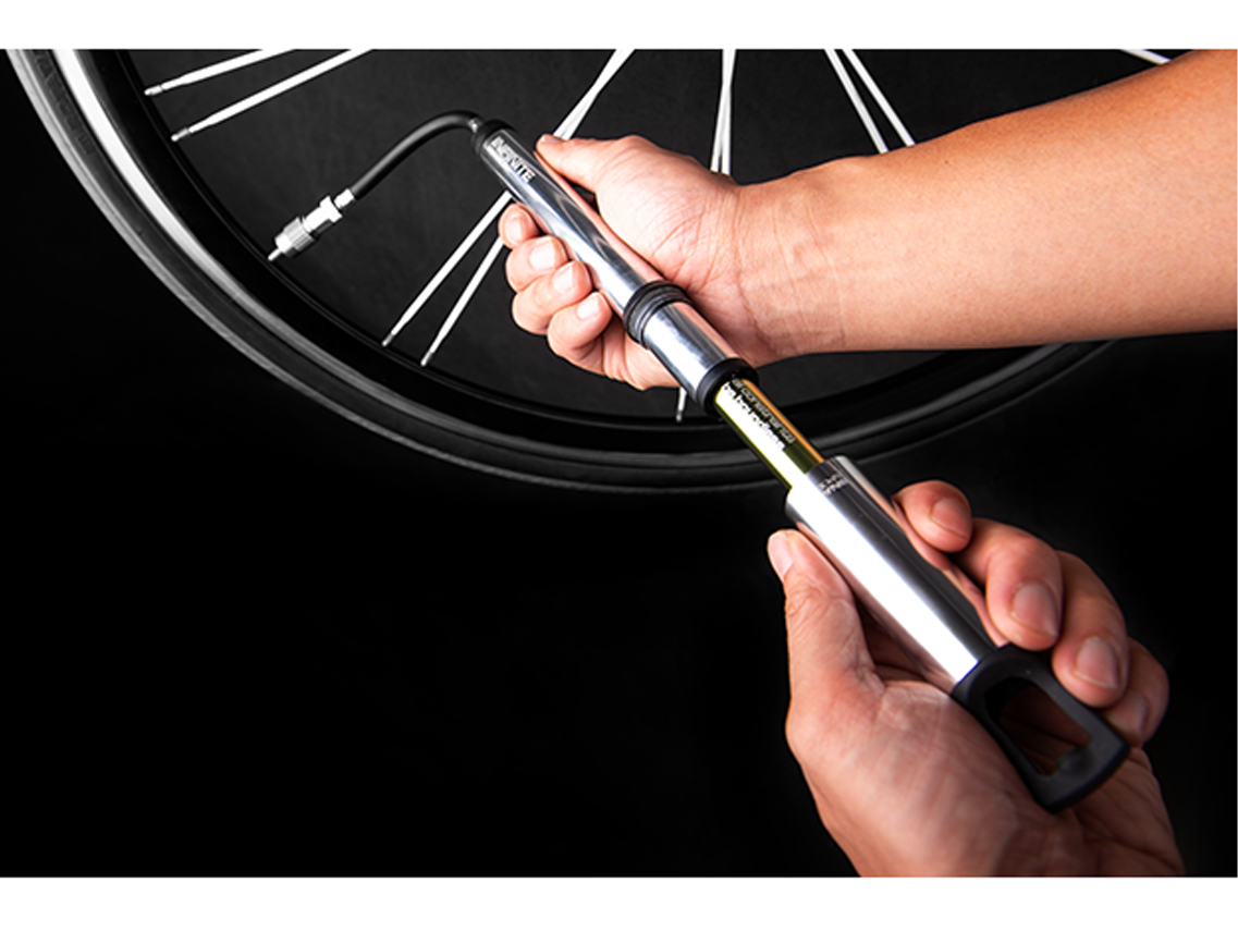 Birzman Infinite Apogee MTB Snap It Apogee Mini Pump - Grey for MP High Volume - MTB - Image 3