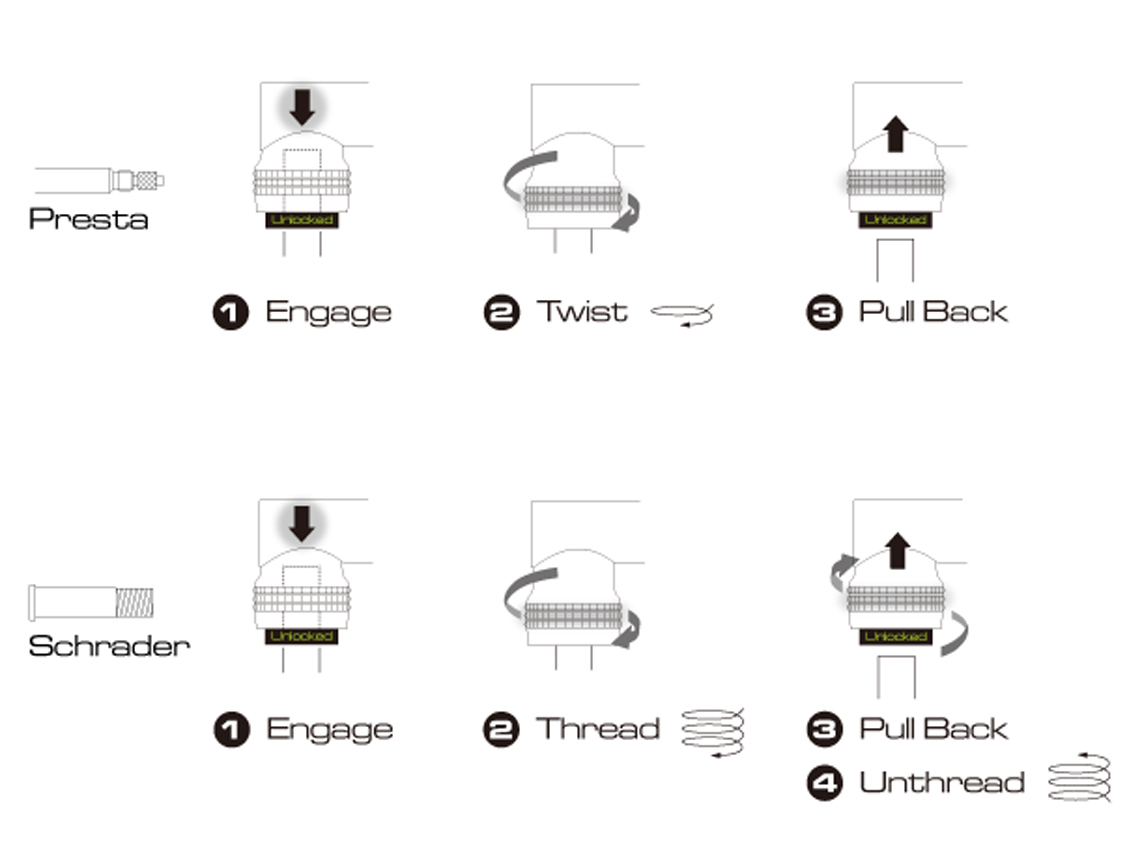 Birzman Infinite Apogee MTB Snap It Apogee Mini Pump - Grey for MP High Volume - MTB - Image 5