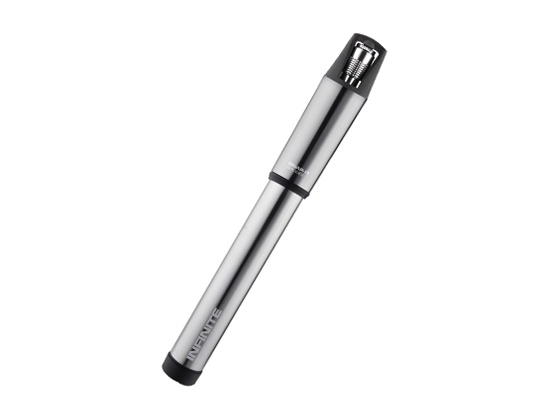 Birzman Infinite Apogee MTB Snap It Apogee Mini Pump - Grey for MP High Volume - MTB