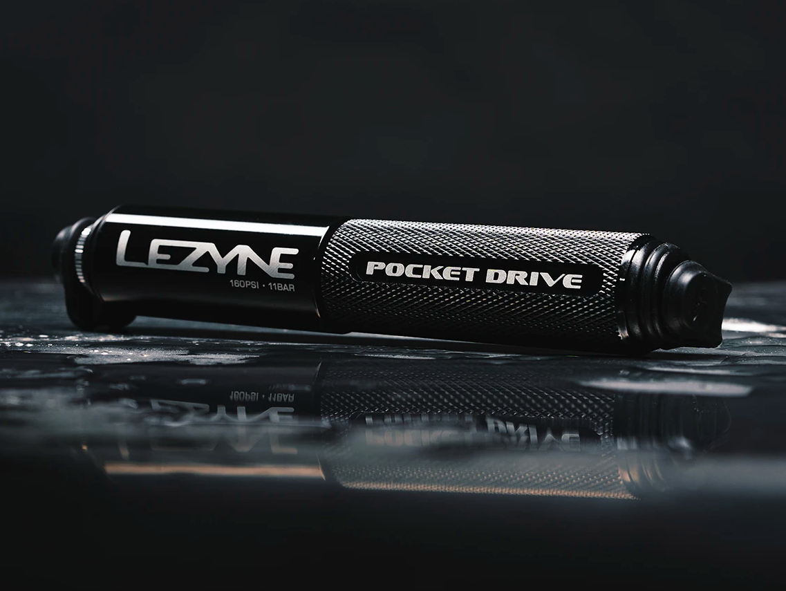 Lezyne Pocket Drive Mini Pump - Black for MP High Pressure - Road - Image 4