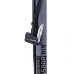 BBB AirBoost Steel Floor Pump - Black/Grey for High Pressure - Road