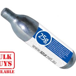 Azur CO2 25G Single Threaded Cartridge for CO2 Cartridges